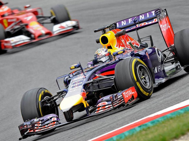 Fr Red Bull ist es eine Art Heimrenne...astian Vettel nicht richtig in Fahrt.   | Foto: DPA