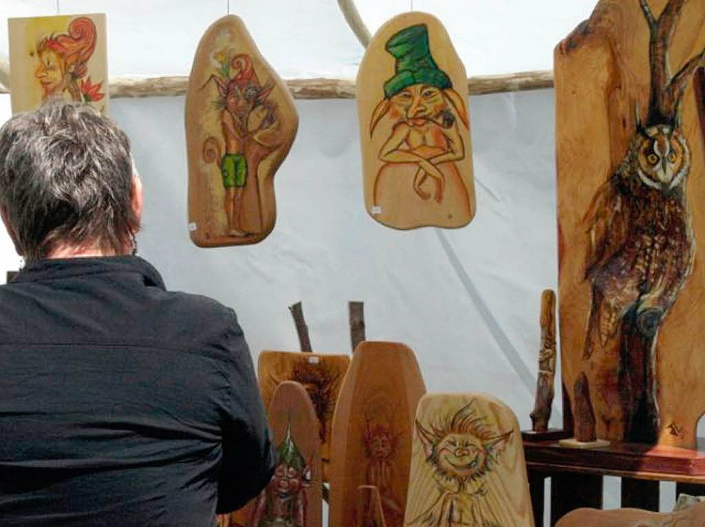 Handwerk und filigrane Kunst gab’s beim Kunststckchen-Markt in Herrischried.