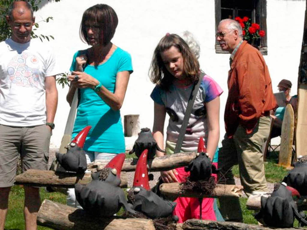 Handwerk und filigrane Kunst gab’s beim Kunststckchen-Markt in Herrischried.