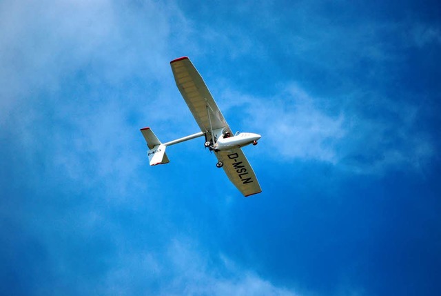 Mit dem Ultraleichtflugzeug zur Deutschen Meisterschaft.   | Foto: Privat