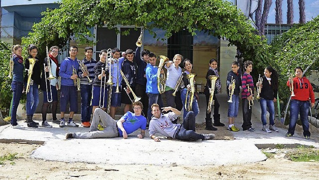 5000 Euro kamen beim Konzert fr ein Posaunenchorprojekt in Jerusalem zusammen.   | Foto: neugart