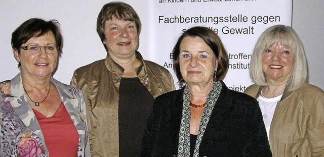 Die Aufschrei-Vorstandsfrauen (v. l.):...Auf dem Foto fehlt Gabriele Siegloch.   | Foto: Privat