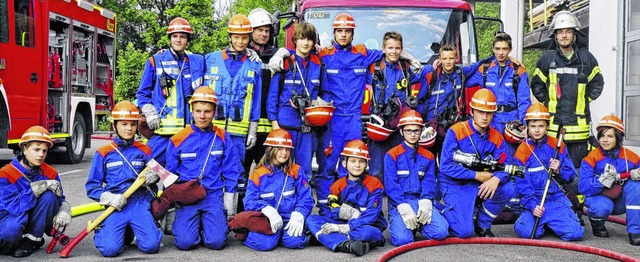 Probenwochenende bei der Jugend der Fe...sbilder zum Gruppenbild zusammen.Bild:  | Foto: Ursula Freudig