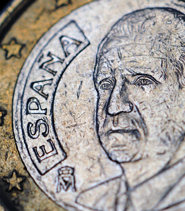 Noch ist Juan Carlos auf Spaniens Euro.  | Foto: dpa
