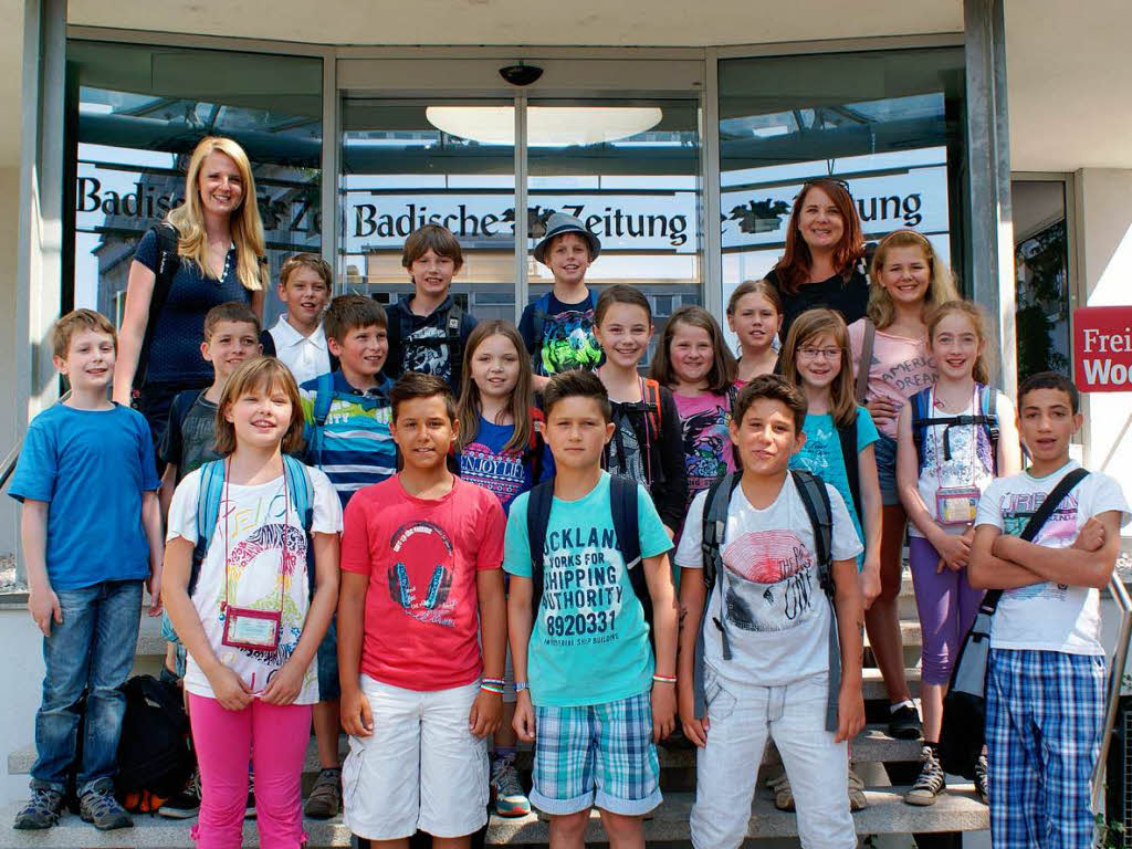 Die Klasse 4 der GRWS ZweiTälerLand Gutach mit ihrer Lehrerin Anja Elchlepp. Die Klasse 4 der GRWS ZweiTälerLand Gutach mit ihrer Lehrerin Anja Elchlepp.