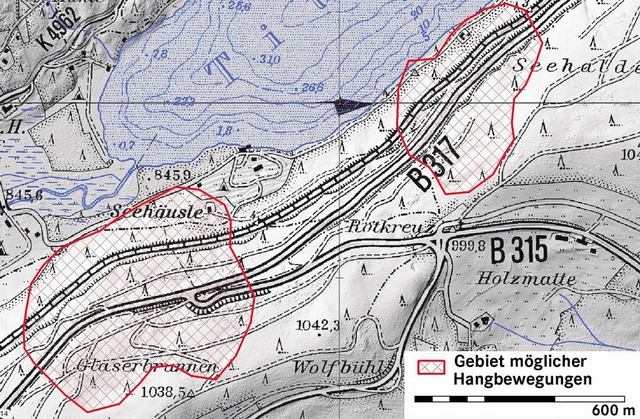 Die kleinere der beiden Flchen wird jetzt aufgefangen.   | Foto: RP FREIBURG