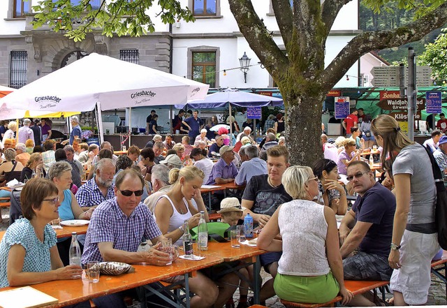 Das Fest war bereits am Samstagnachmittag sehr gut besucht.   | Foto: wehrle