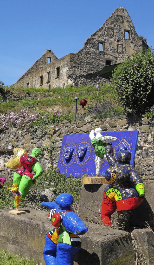 Schmuckes  vor schmucker Kulisse:  Knstlertage in Vogtsburg-Burkheim  | Foto: Tourist-Info Burkheim