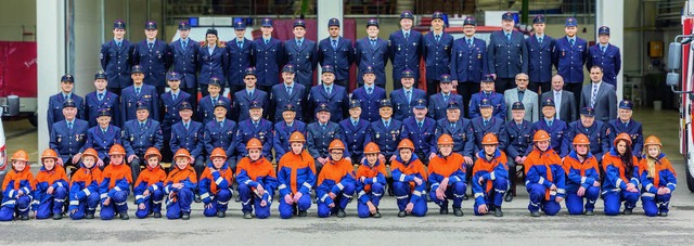 Die  Feuerwehr Mahlberg-Orschweier mit...dabteilung feiert den 75. Geburtstag.   | Foto: Privat