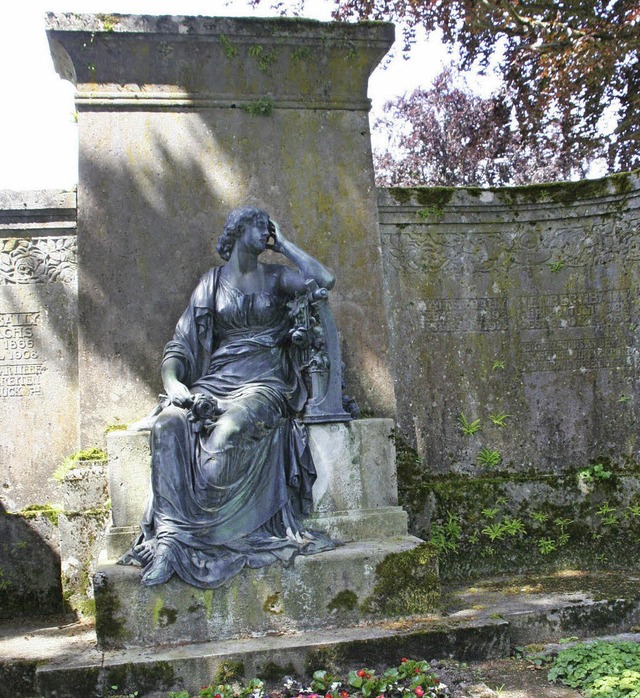 Ein Hingucker: Die historische Grabst...e Bally auf dem Schopfheimer Friedhof   | Foto: Marlies Jung-Knoblich