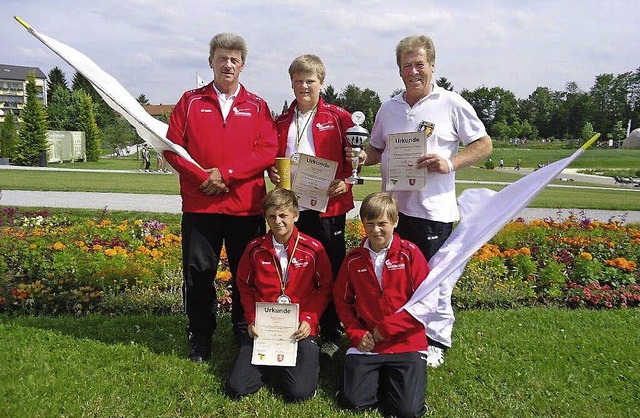 Erfolgreiche Ruster Fahnenschwinger   | Foto: Privat