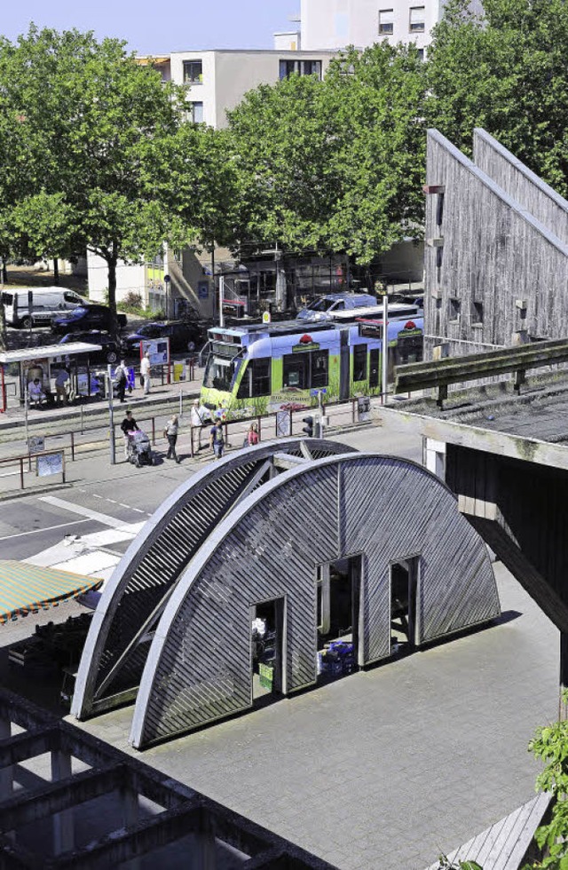 Den Platz vor lauter Kunstelementen, S...Torplatz schwer. Das soll sich ndern.  | Foto: Thomas Kunz