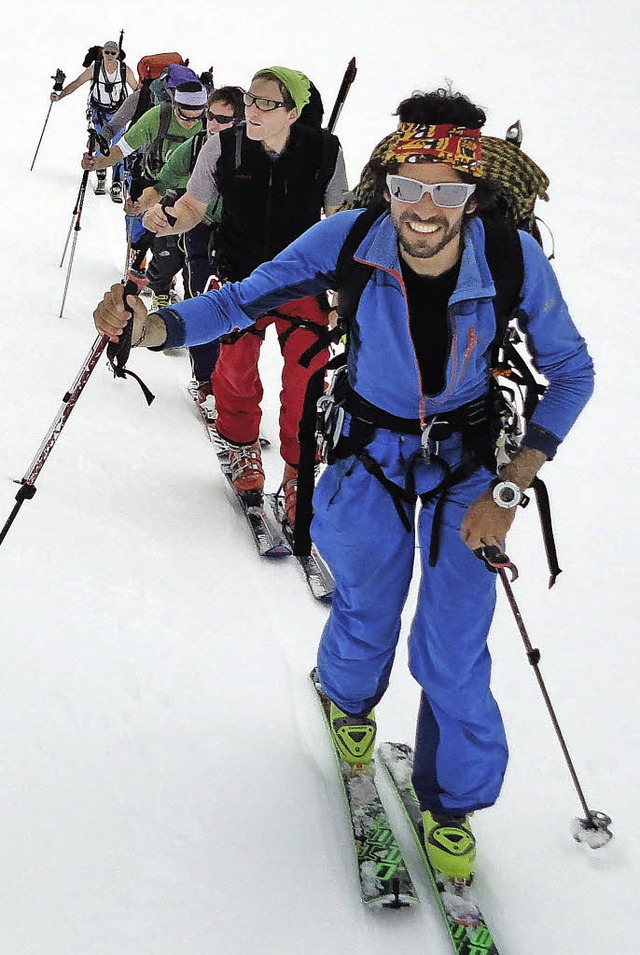 Auf ihrer Gebirgstour bestieg die Grup...das 3517 Meter hohe Vorder Galmihorn.   | Foto: Susanne Lagger