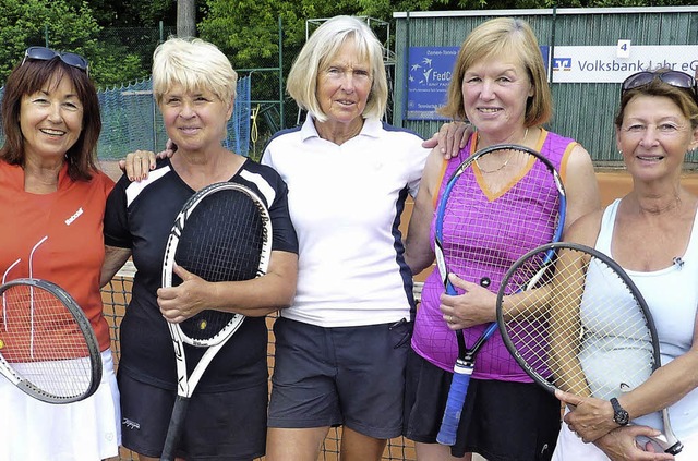 Das Meisterteam mit Renate Drflinger,...rer und Roswitha Engler. (von links).   | Foto: Verein