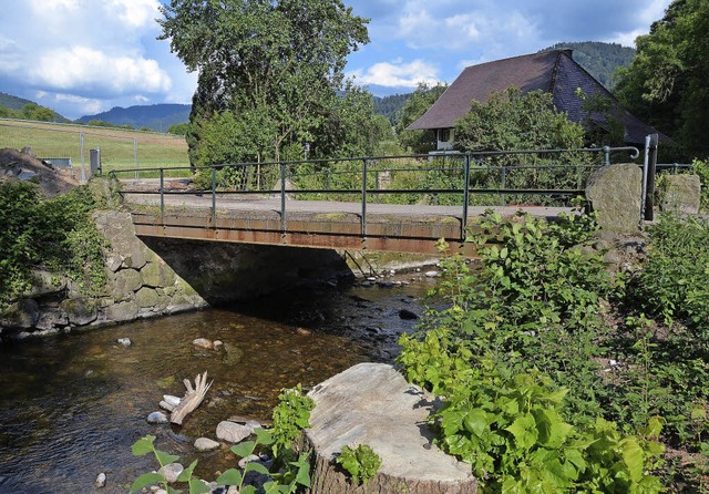 Die Idylle trgt: Das Brckenbauwerk ...otbach in Burg muss  erneuert werden.   | Foto: Markus Donner