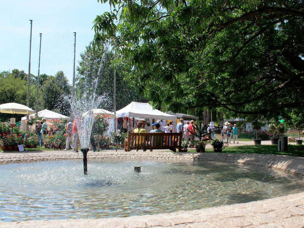 Noch bis Sonntag, 29. Juni, dauert das Gartenfestival im Kurpark.