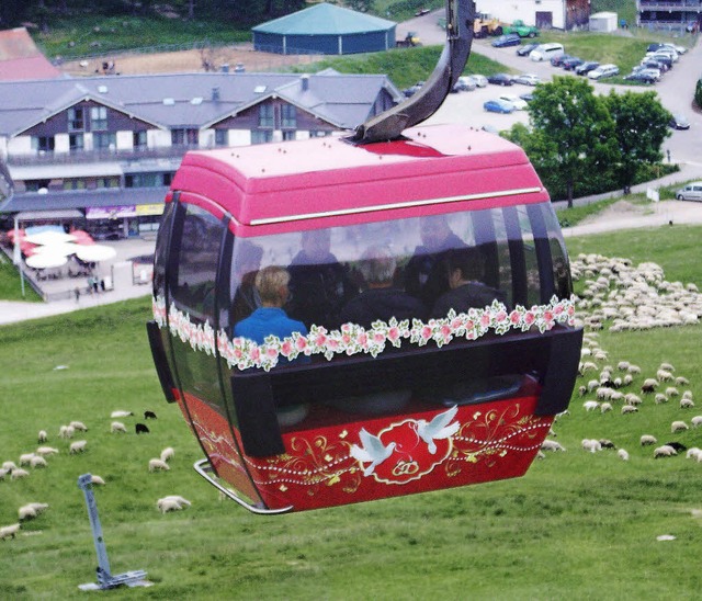 Feldbergbahn mit neuer Hochzitsgondel  | Foto: Feldbergbahn