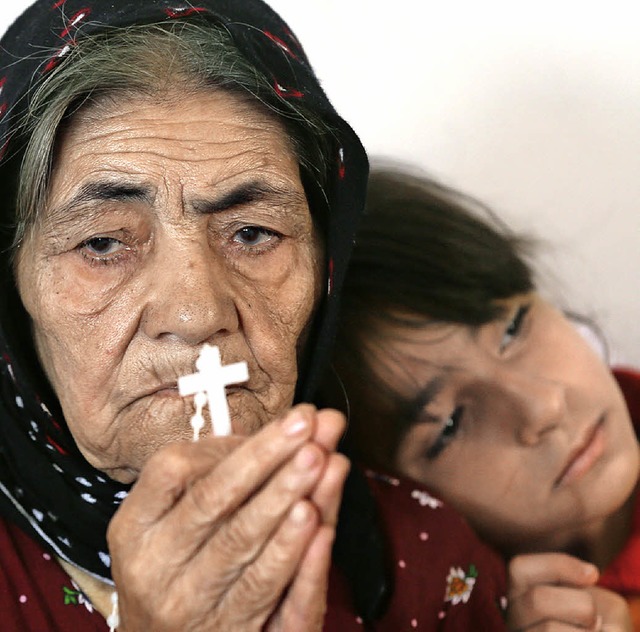 Irakische Christinnen aus Qaraqosh    | Foto: AFP