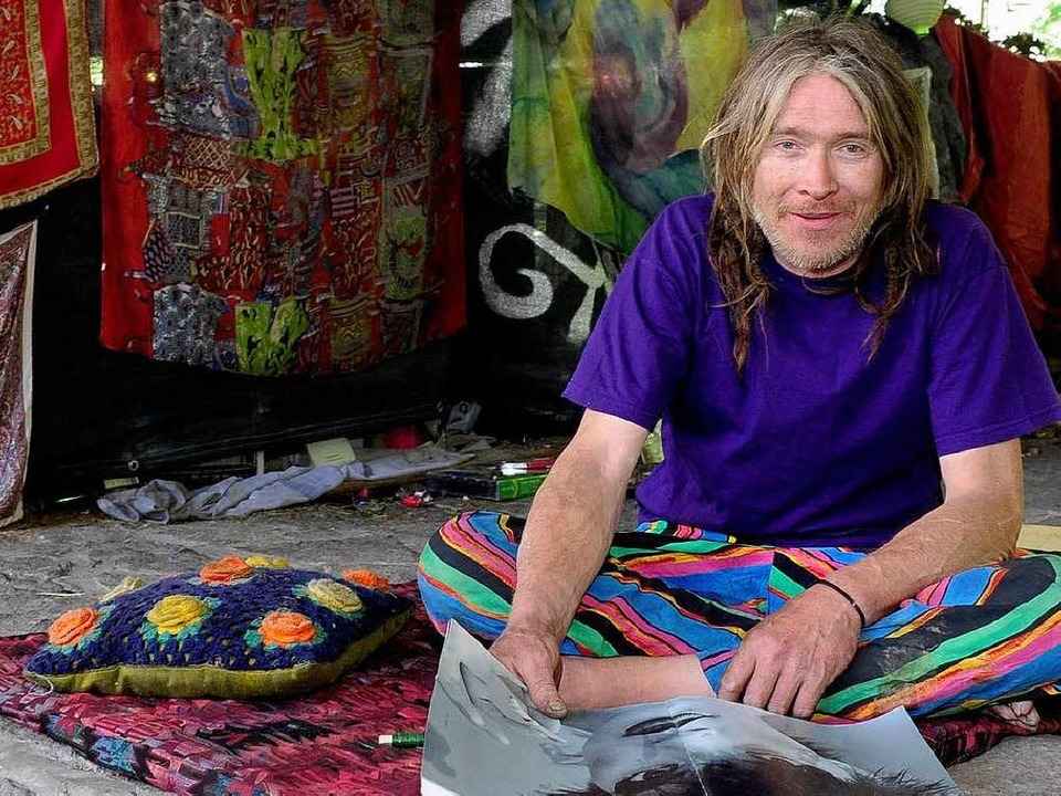 Leben auf der Stra�e: F�r Alf Torsten Herbertz ist das Alltag.  | Foto: Thomas Kunz