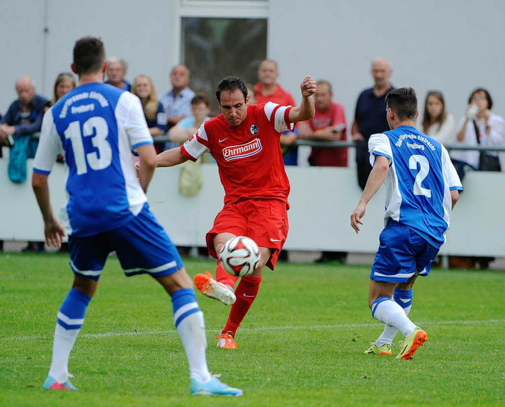 Freundschaftsspiel SC Freiburg gegen Sportfreunde Eintracht Freiburg.