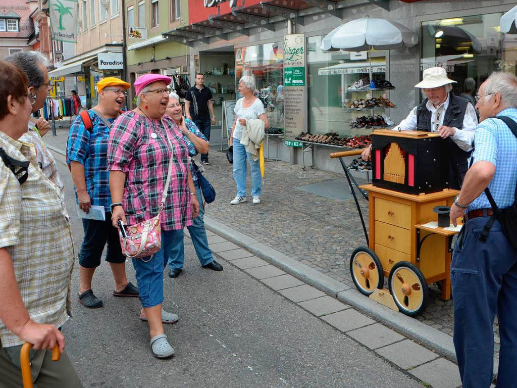 Hier wird krftig mitgesungen.