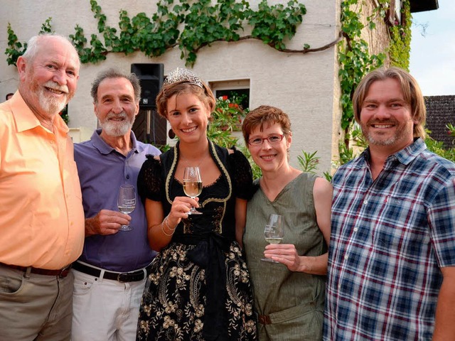 Josefine Schlumberger mit ihren Eltern...lumberger und Hermann Zenzen (v. l.).   | Foto: Umiger