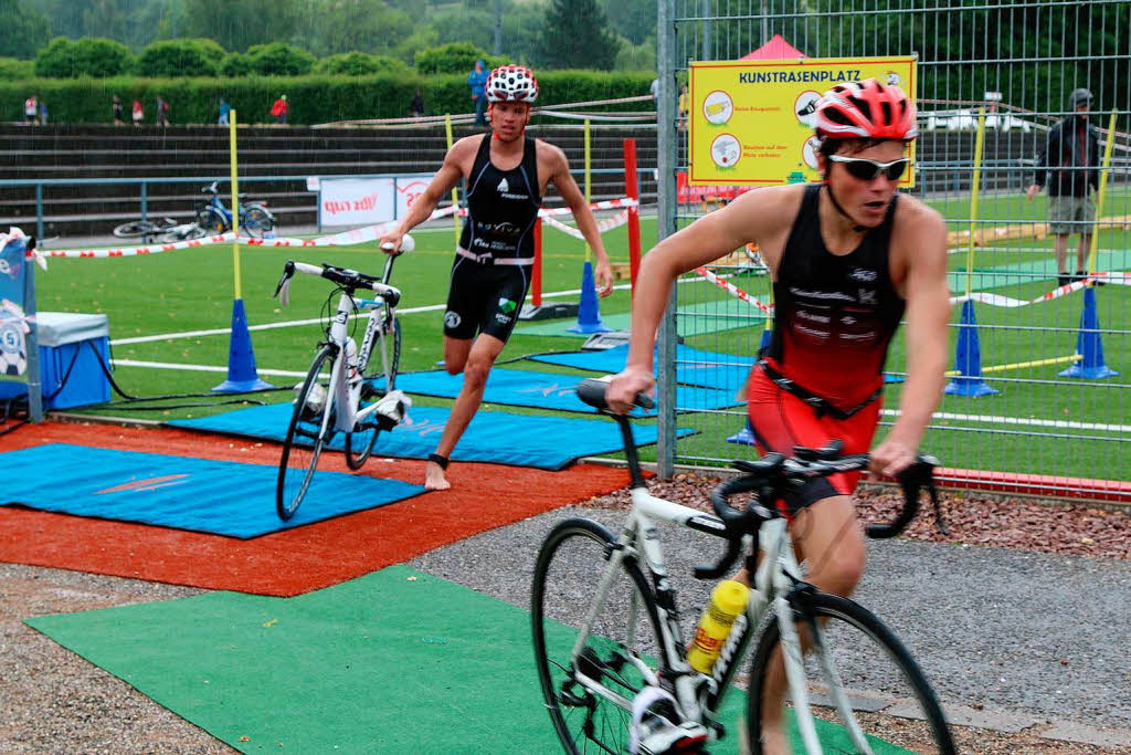 Eindrcke vom Triathlon in Schopfheim.