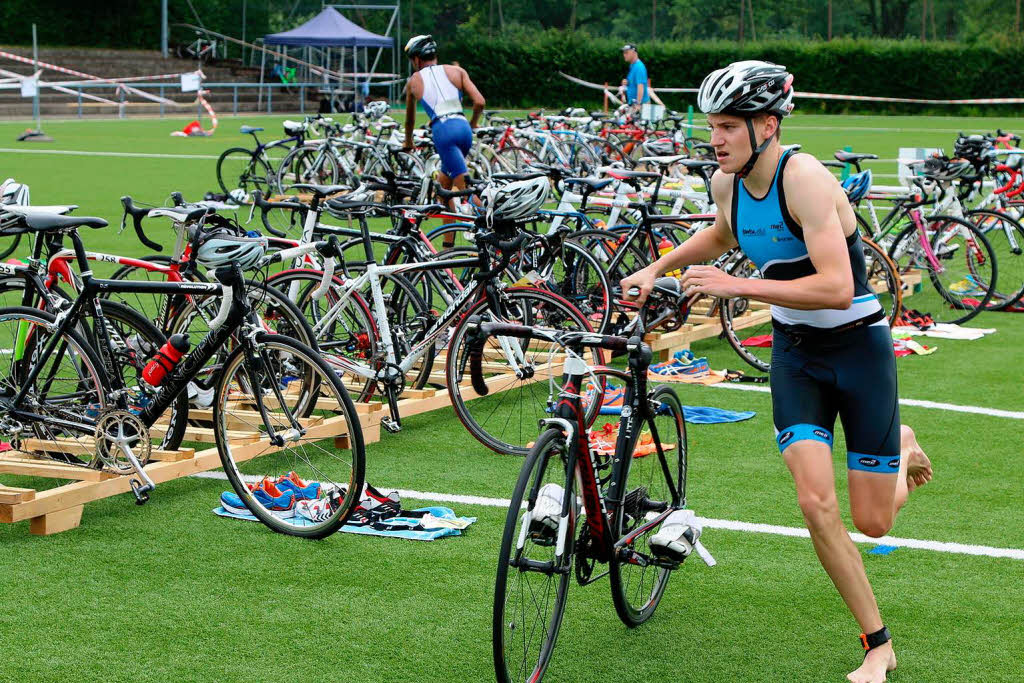 Eindrcke vom Triathlon in Schopfheim.