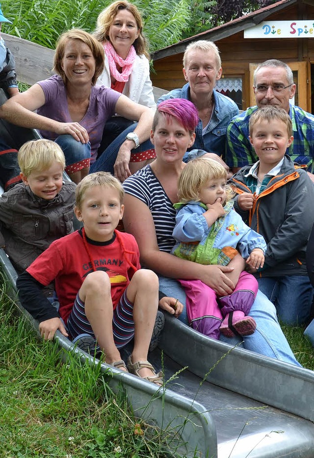 Viele Spa hatten Gro und Klein am Sonntag beim Jubilumfest der Spielwiese.   | Foto: Martina Weber-Kroker