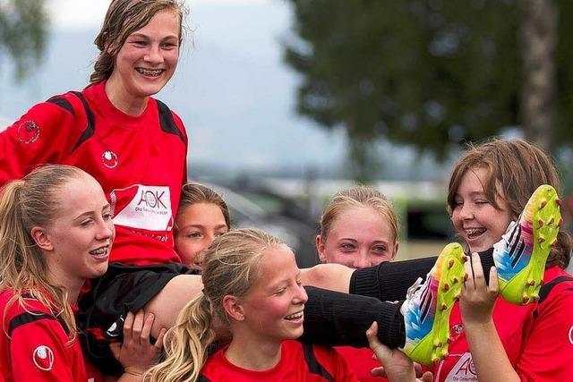 Fotos: Jugendfuballer beim Bezirkspokalfinale