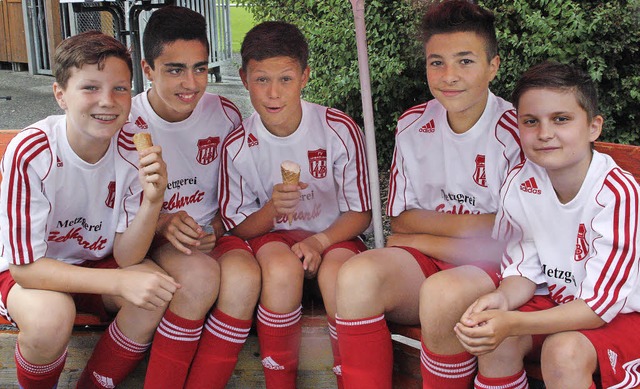 Wie die Jungs des FV Lrrach-Brombach ... beim Jugendturnier des FC  Wallbach.   | Foto: Jrn Kerckhoff