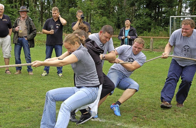 Voller Einsatz: Bei den Dinkelberg-Games ging&#8217;s rund.   | Foto: Petra Wunderle