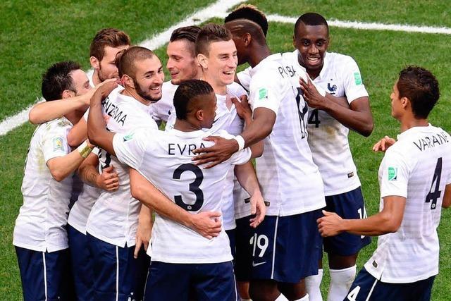 Schwache Franzosen besiegen Nigeria mit 2:0