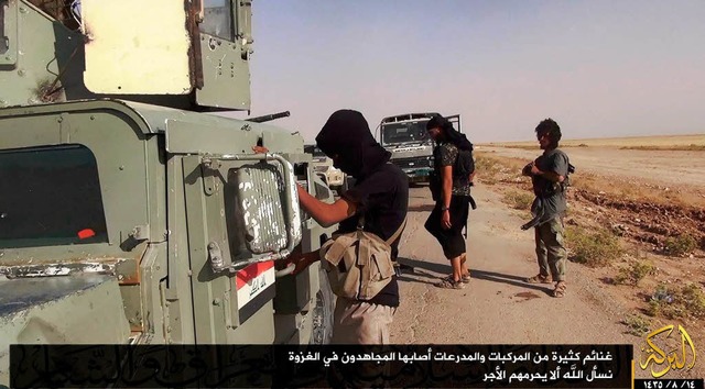 Eine Isis-nahe Gruppe hat ber Twitter...mpfer im Irak ins Internet gestellt.   | Foto: DPA