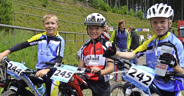 In der Klasse U 11 kamen hinter Sieger... als Dritter auf das Siegertreppchen.   | Foto: Helmut Junkel