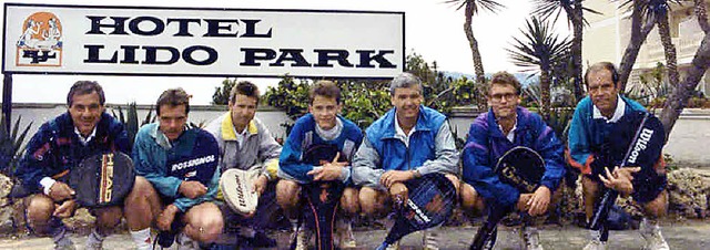 Die Teilnehmer von 1990 (von links): E...niak, Thomas Krent und  Manfred Keller  | Foto: zVg