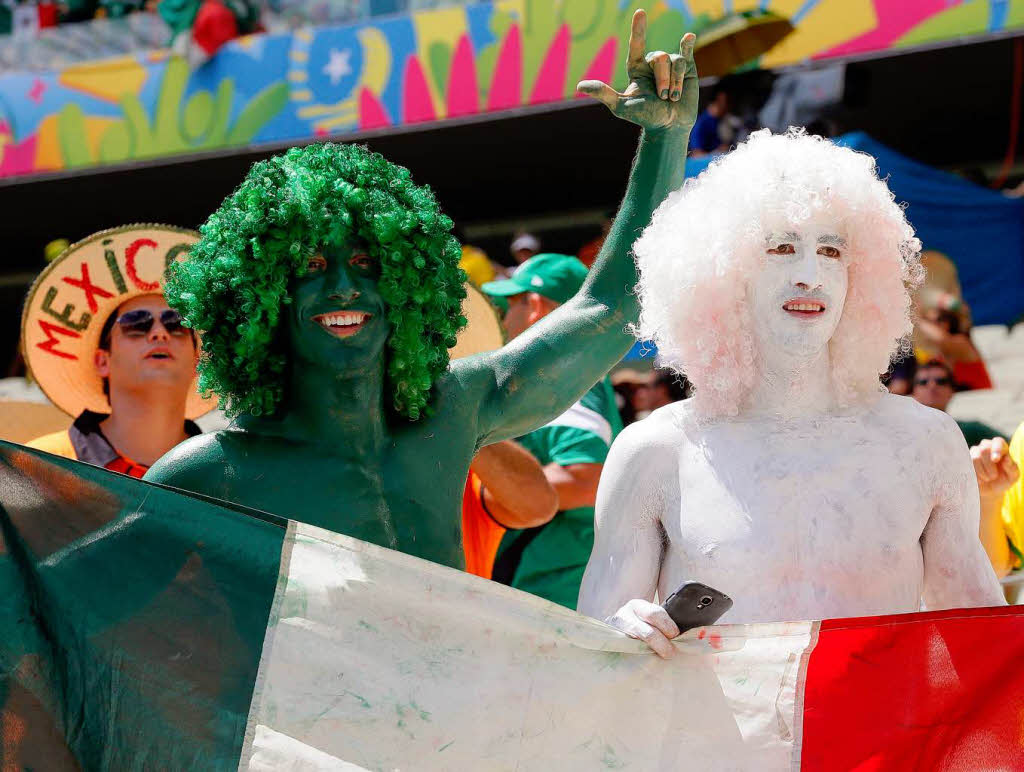 Die lustigsten Fankostme bei der WM in Brasilien