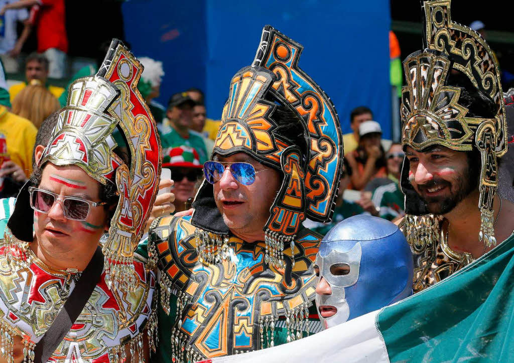Die lustigsten Fankostme bei der WM in Brasilien