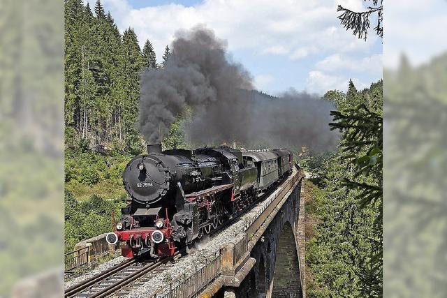 Mit dem Dampfzug durch den Schwarzwald