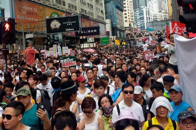 Hongkongs Menschen fürchten um ihre Freiheit