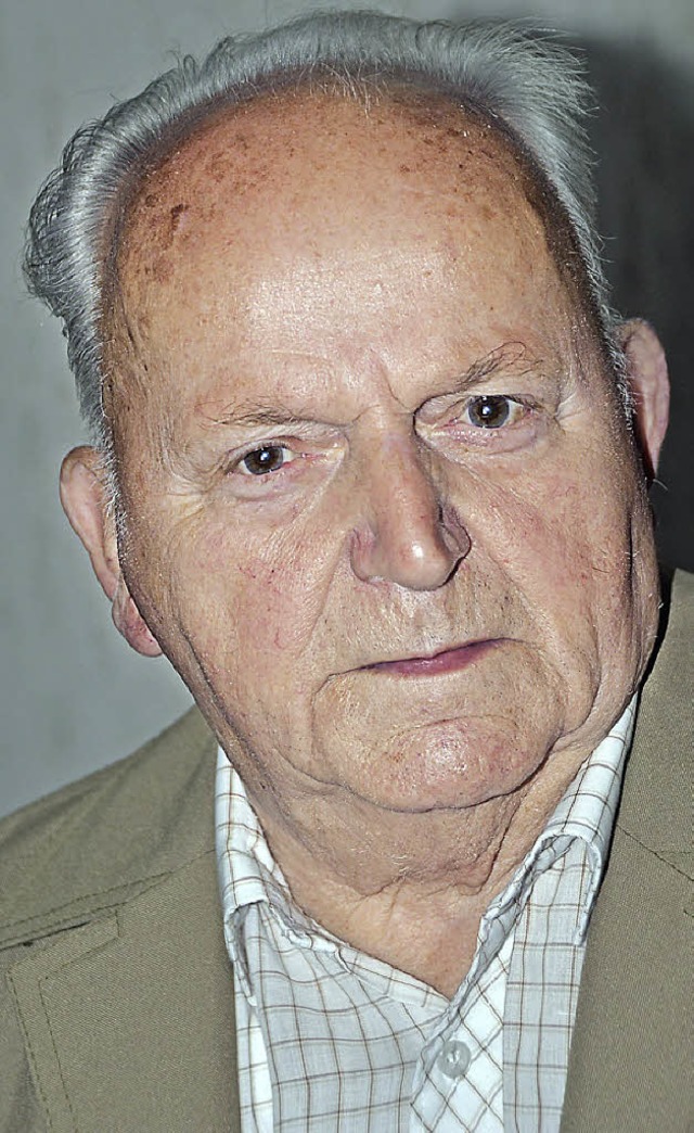 Knigschaffhausen.  Jubilar  Rudolf Treffeisen.  | Foto: Roland Vitt