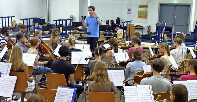 Probe des Akademischen Orchesters Freiburg  | Foto: Georg Rudiger