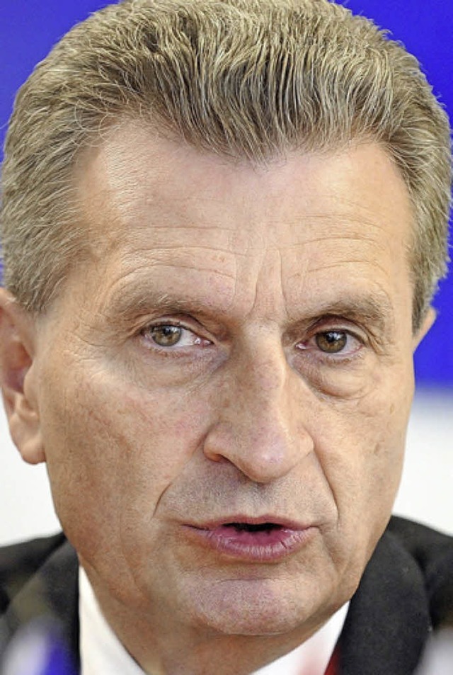 Gnther Oettinger  | Foto: dpa
