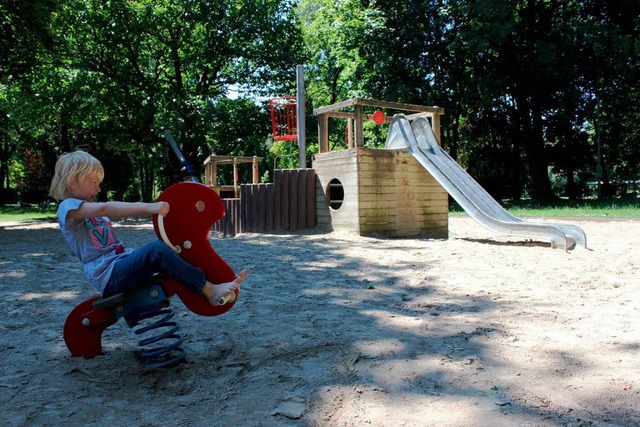 Muss der Spielplatz im Kurpark dem Hotelbau weichen?   | Foto: Sina Gesell