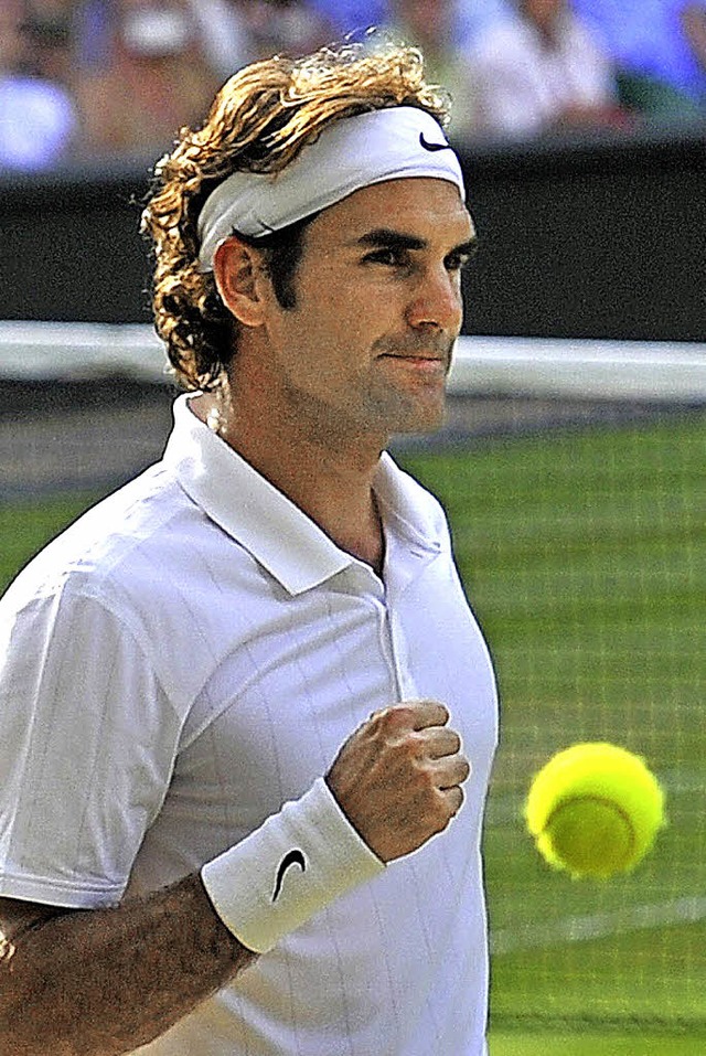 Roger Federer kann in Wimbledon seinen achten Titel gewinnen.   | Foto: afp