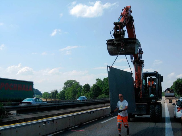 Die Arbeiten an der Autobahnbrcke bei Riegel knnen beginnen  | Foto: Marco Kupfer