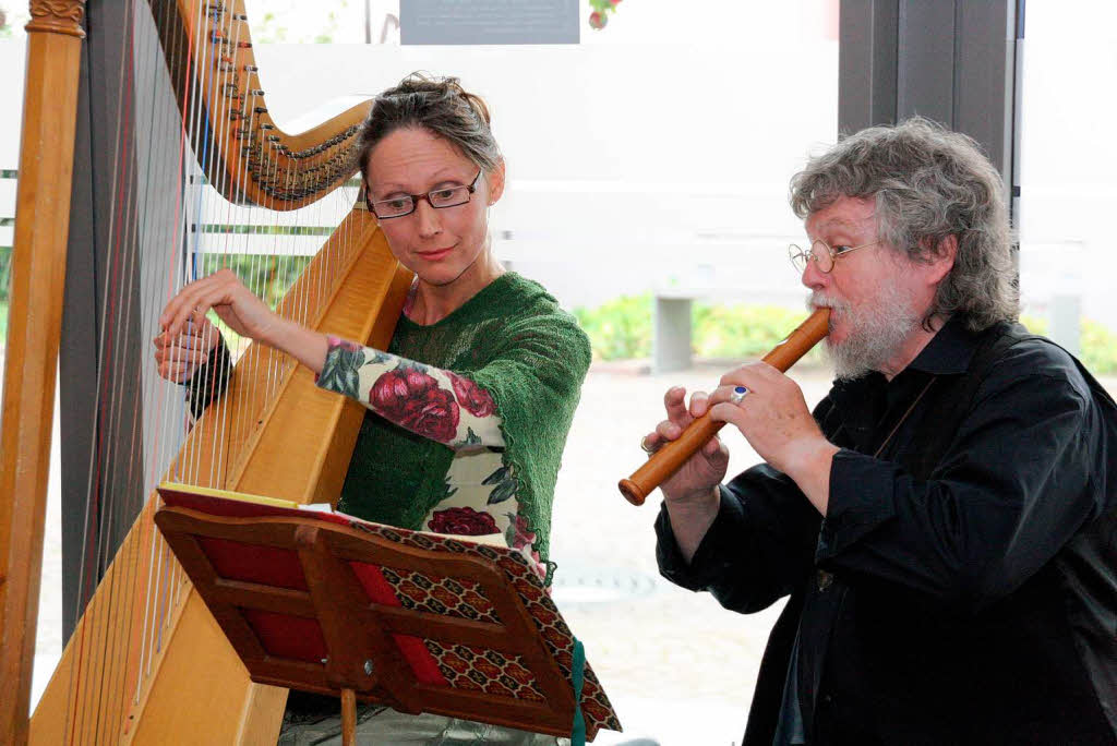 Robert Sgesser und Sabine Wehrle bilden das „Duo Fasciculus“