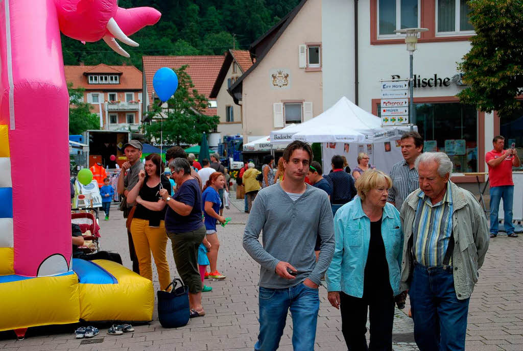 Fr die Besucher des Schopfheimer Sommermarkts gab es viel zu entdecken.