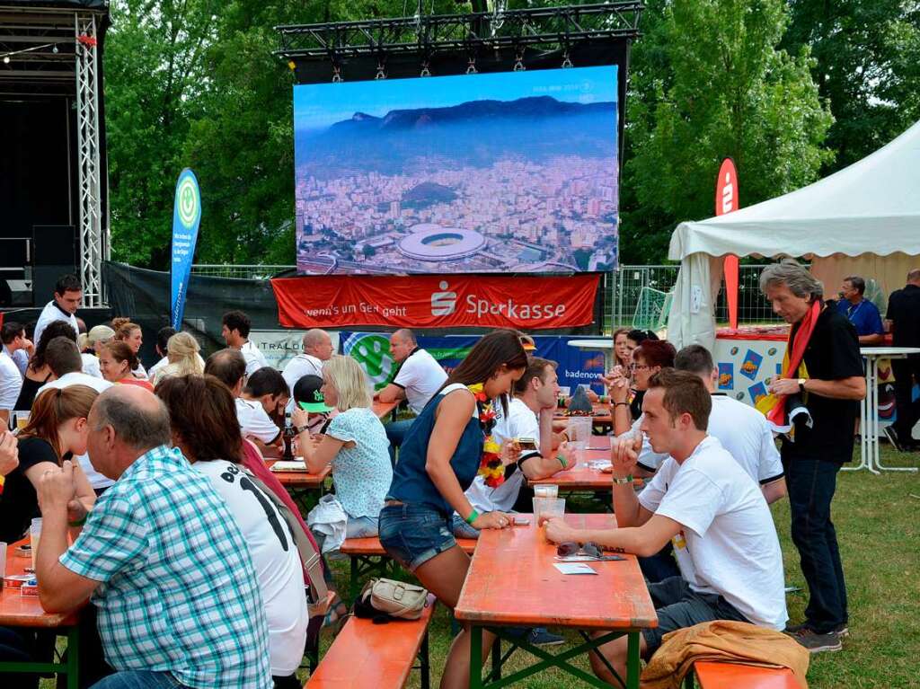 Mit strahlendem Sonnenschein und guter Laune hatte das Fest am Freitag begonnen....