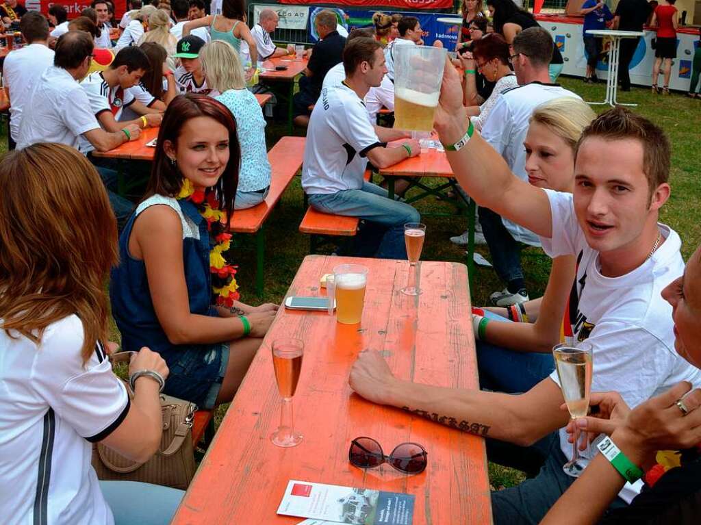Mit strahlendem Sonnenschein und guter Laune hatte das Fest am Freitag begonnen....